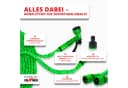 Grafner Flexibler Gartenschlauch Grün Dehnbar mit Multifunktionsbrause Bild 1