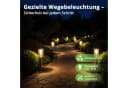 Grafner Edelstahl Gartenleuchte 80cm Wegleuchte Silber IP44 Bild 1