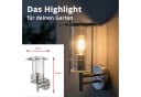 Grafner Außen-Wandleuchte 17WB Edelstahl Wandleuchte Silber IP44 Bild 5