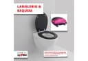 Grafner WC-Sitz MDF Klassisch Verschiedene Motive Bild 3