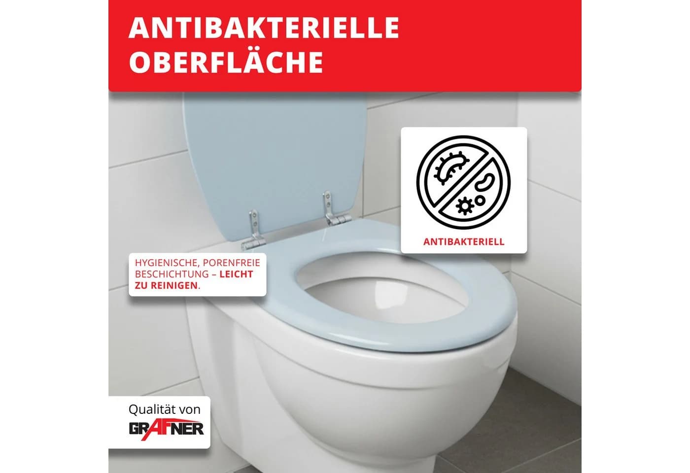 Grafner WC-Sitz oval klassisch - Bild 4