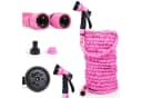Grafner Flexibler Gartenschlauch 30m Pink mit Multifunktionsbrause Bild 2