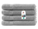 Carpe Sonno Handtuch-Set 4-tlg. 500 g/m² Baumwolle Silber Bild 1