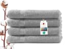 Carpe Sonno Handtuch-Set 4-tlg. 500 g/m² Baumwolle Silber Bild 2