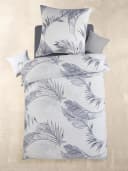 Carpe Sonno Bettwäsche Seersucker Grau Blau Mikrofaser 2-teilig Bild 1