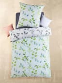 Carpe Sonno Bettwäsche Seersucker Grün Grau Mikrofaser 2-tlg Bild 1