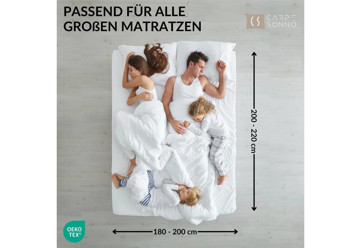 Carpe Sonno Spannbettlaken Jersey 100% Baumwolle - Bild 5