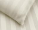 Carpe Sonno Bettwäsche Damast Set 135x200 155x220 Baumwolle Creme Gestreift Bild 3