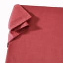 Carpe Sonno Linon-Betttuch Rot 100% Baumwolle ohne Gummizug Bild 1