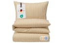Carpe Sonno Seersucker Bettwäsche 2-teilig Beige/Weiß Bügelfrei Bild 2