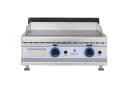 Royal Catering Gas-Doppelgrill mit Gusseisen-Grillplatte und Spritzschutz Bild 1