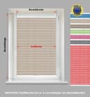 DomDeco Plissee Melange Braun Klemmfix ohne Bohren Bild 3