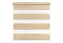 DomDeco Doppelrollo Natural Klemmfix ohne Bohren für Fenster Rollos Faltrollo Bild 2