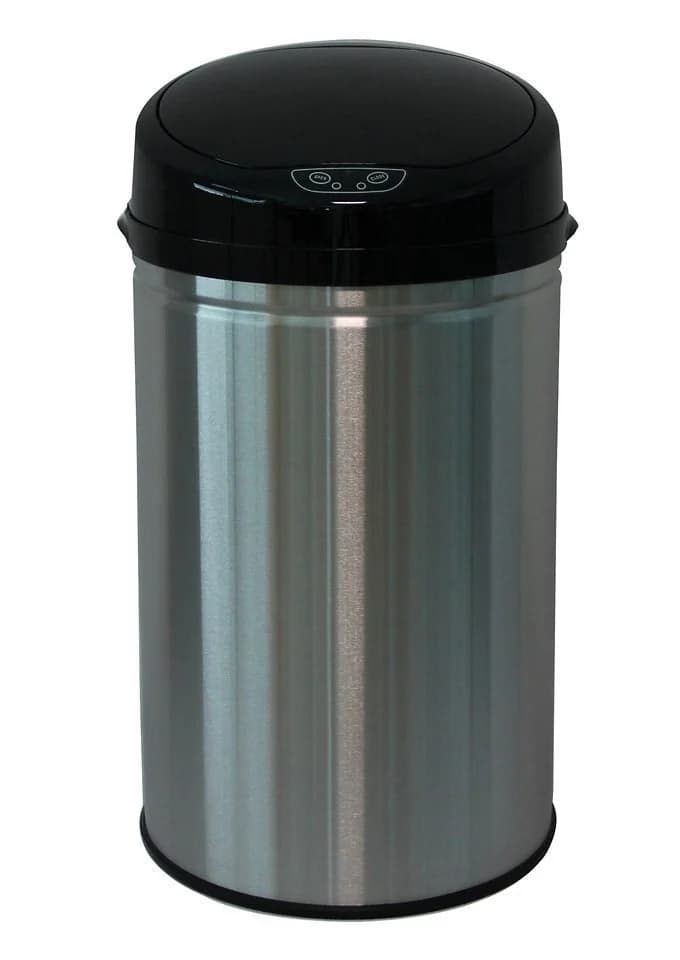 ECHTWERK Mülleimer INOX BRUSHED mit Infrarotsensor 30 Liter