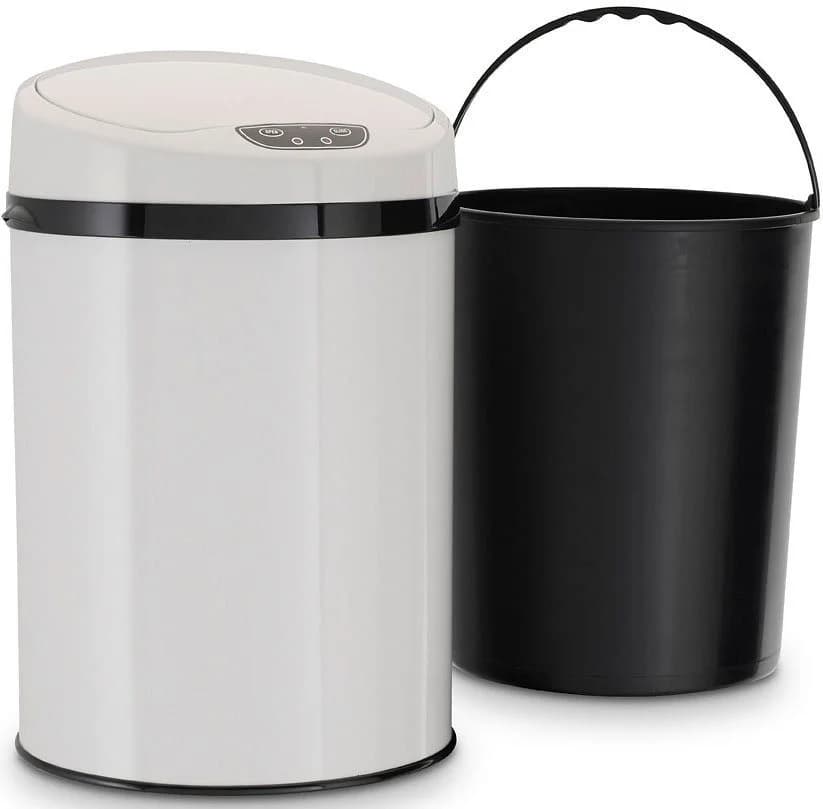 ECHTWERK Mülleimer INOX BRUSHED mit Infrarot-Sensor und Edelstahl-Korpus - Bild 3