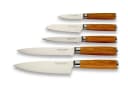 ECHTWERK Damaszener Messer Set 5tlg. Hell Damaststahl Bild 2