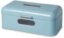 ECHTWERK Brotkasten Retro Metall Blau mit Sichtfenstern Bild 2