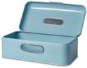 ECHTWERK Brotkasten Retro Metall Blau mit Sichtfenstern Bild 3