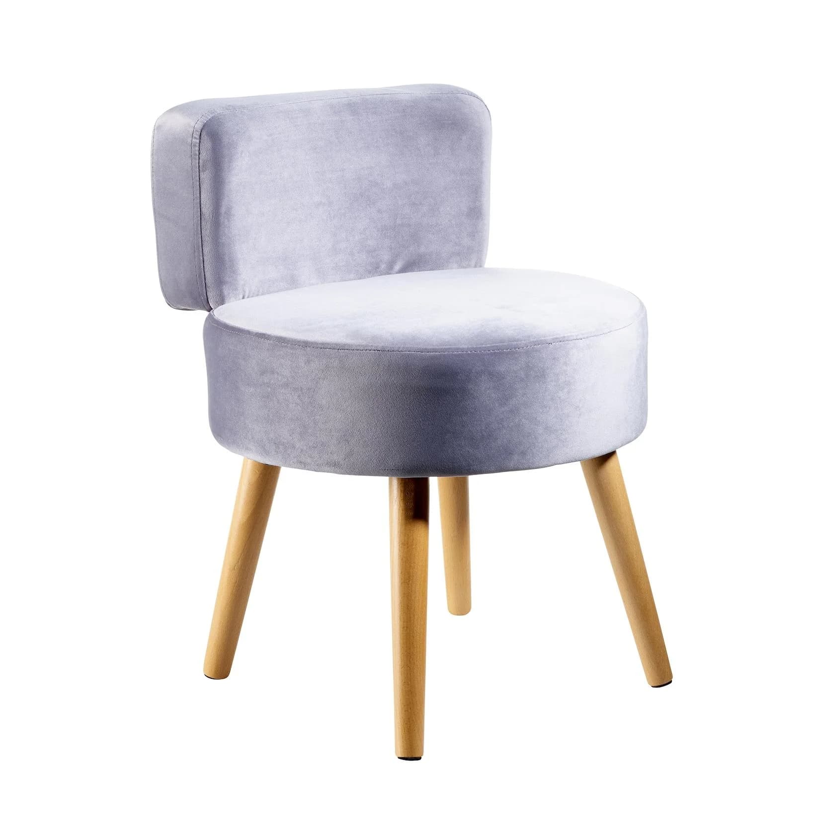 ECHTWERK Kleiner Sessel/Hocker Milo Grau Modern