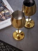 ECHTWERK Weinglas-Set 6-tlg. Edelstahl PVD goldfarben Bild 5