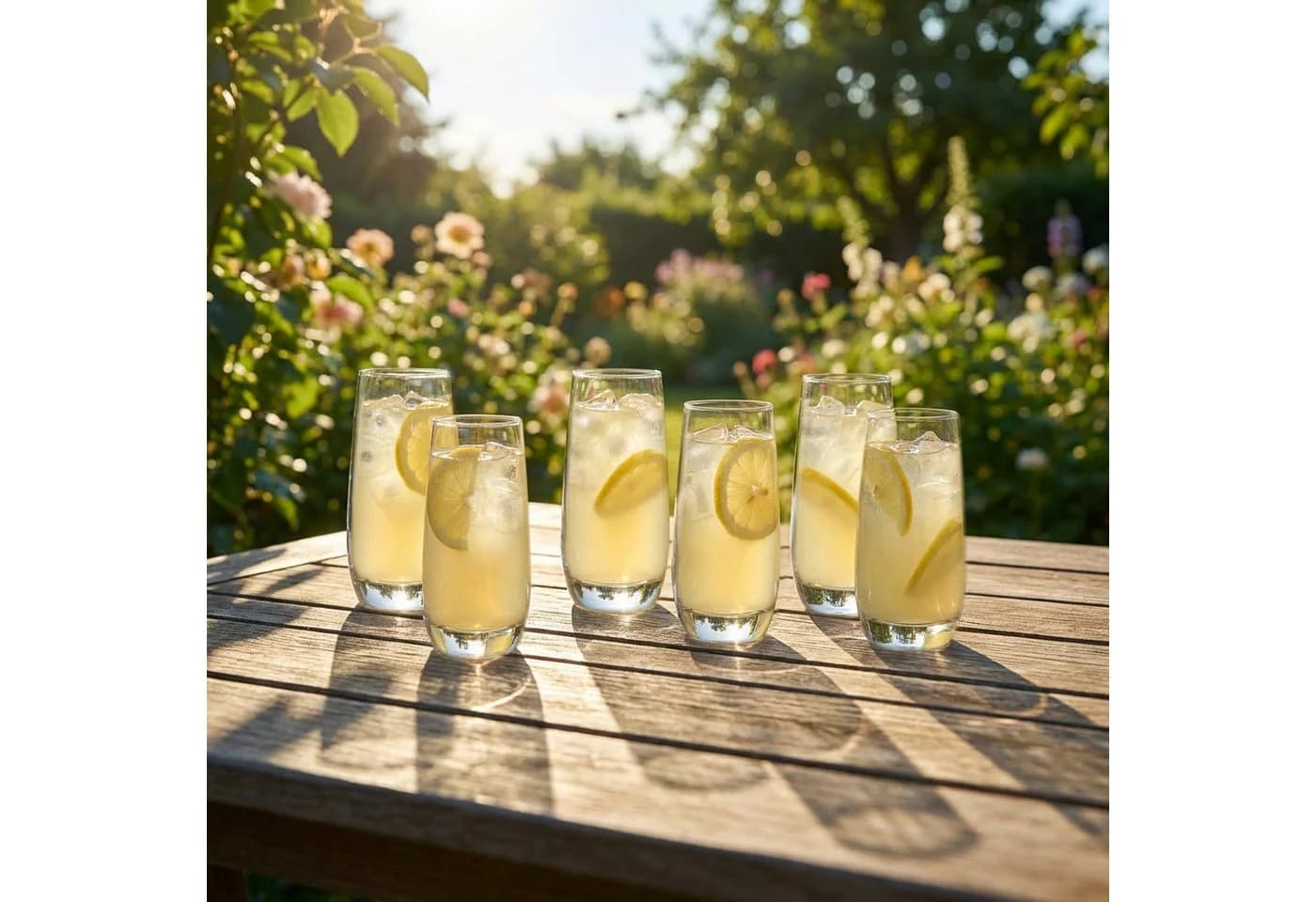 ECHTWERK Wassergläser-Set 6-tlg. Robuste Trinkgläser aus Glas - Bild 3