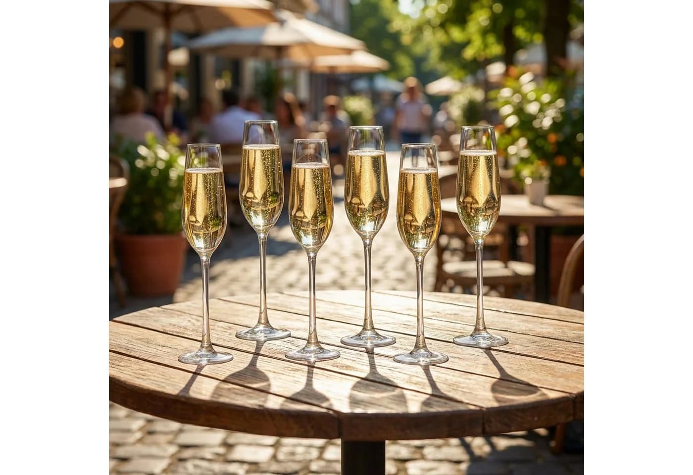 ECHTWERK Sektglas Champagnerkelch-Set 190 ml 6-tlg. Glas