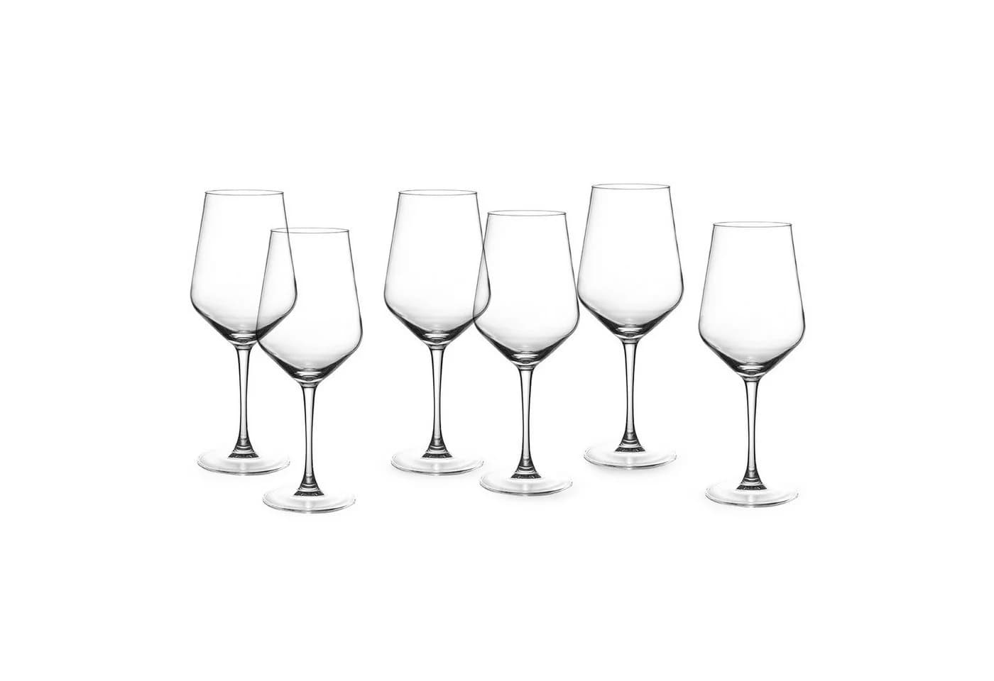 ECHTWERK Rotweinglas-Set 6-tlg. ca. 620 ml Glas transparent - Bild 2
