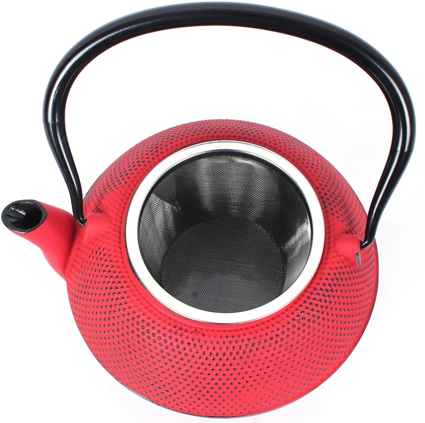 ECHTWERK Teeservice 4-tlg. Gusseisen Vintage Rot mit Sieb