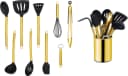 ECHTWERK Küchenorganizer-Set 10-tlg. Gold Edelstahl Silikon Bild 2