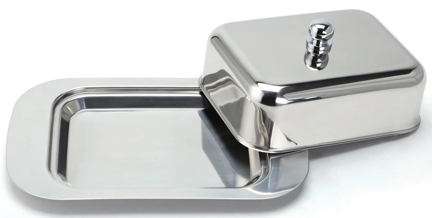 ECHTWERK Butterdose Edelstahl 18/8 Silber - Bild 4