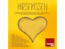 POWER INN Hirsekissen 40x40 cm 100% Baumwolle Weiß Bild 5