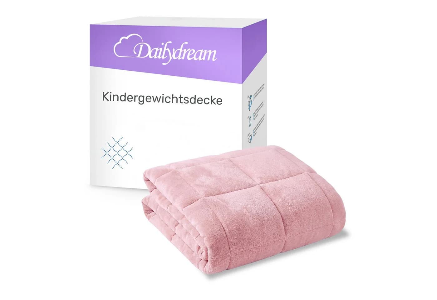 Dailydream Gewichtsdecke Kinder Rosa Therapie-Bettdecke Baumwolle - Bild 2