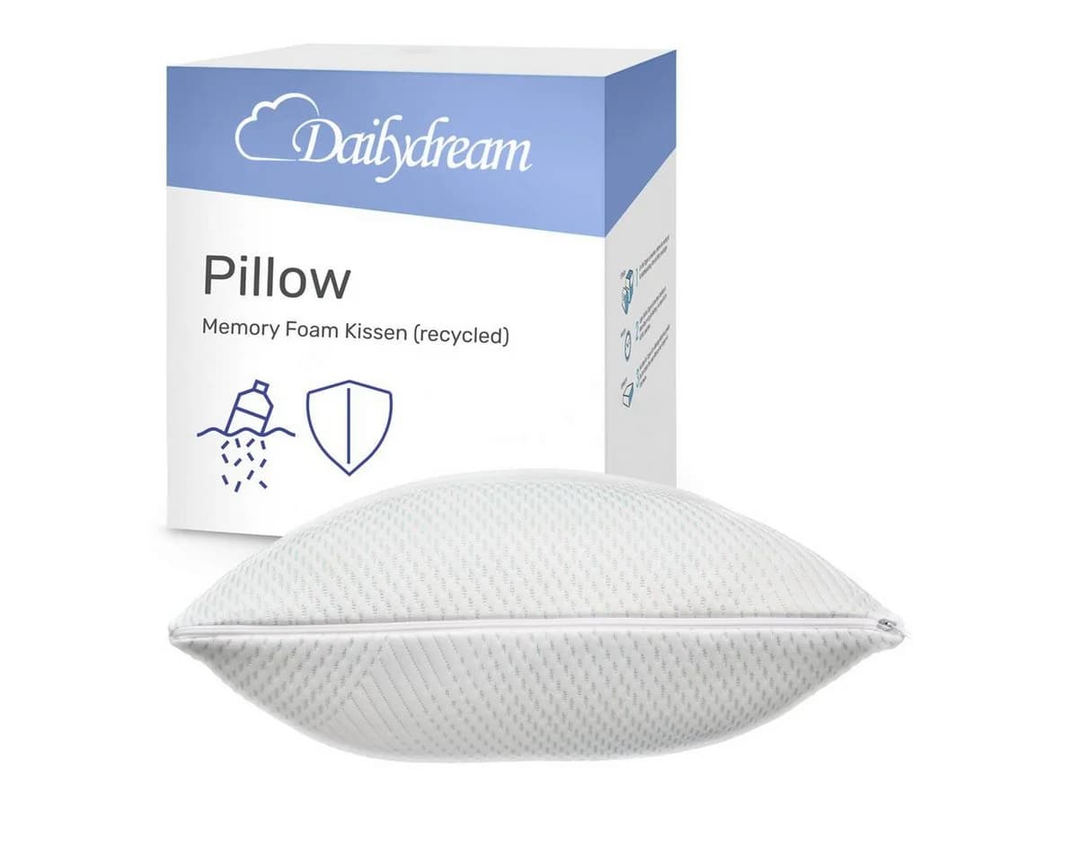Dailydream Nackenstützkissen Memory Foam weiß - Bild 2