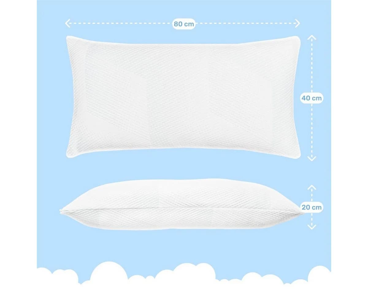 Dailydream Nackenstützkissen Memory Foam weiß - Bild 4