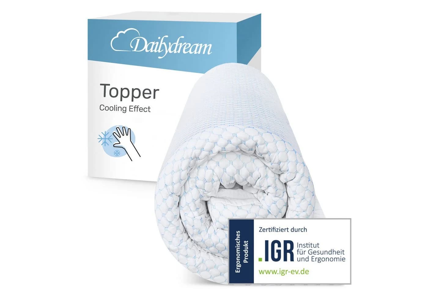 Dailydream Topper mit kühlendem Effekt Memory Foam Edition Cool Touch - Bild 2