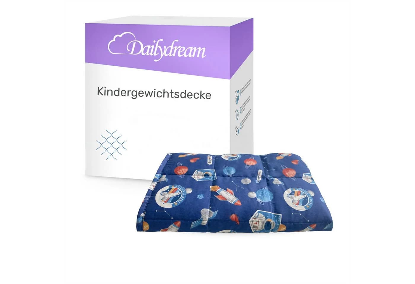 Dailydream Gewichtsdecke Kinder Therapie-Bettdecke Baumwolle und Fleece - Bild 2