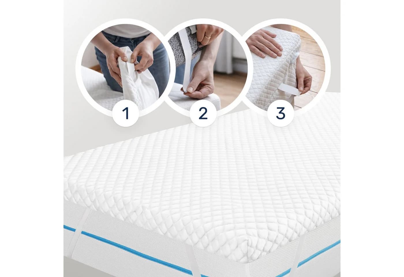 Dailydream Matratzentopper Pure Edition Memory Foam rutschfest - Bild 5