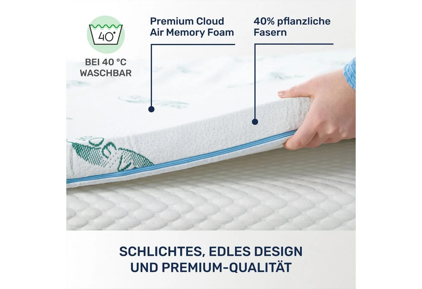 Dailydream Topper Edition Aloe Vera Druckentlastend Allergikerfreundlich - Bild 3