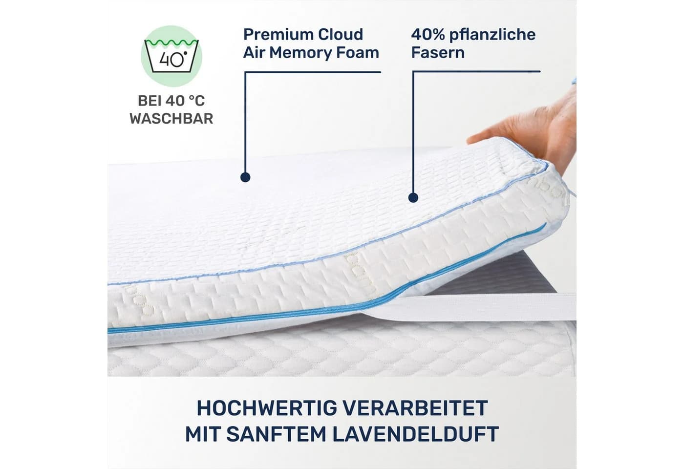 Dailydream Topper mit Lavendel veredelt - Bild 3