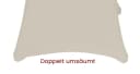 TexDeko Stehtischhussen Stretch Beige 10% Elastan Bild 3