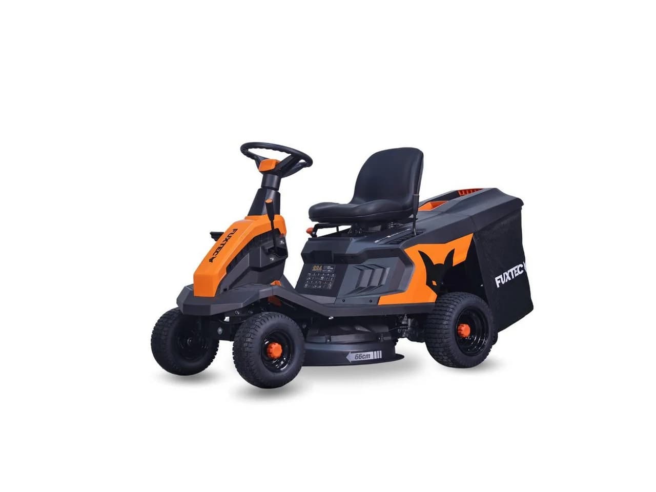 FUXTEC Rasentraktor FX-RMR66 Benzin Aufsitzmäher Schwarz