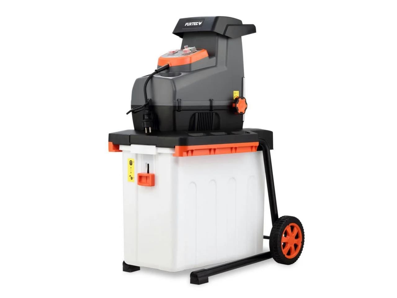 FUXTEC Gartenhäcksler FX-EGH2800B 44 cm max. Astdurchmesser 2800W Walzenschneidsystem 60L Fangbox - Bild 2