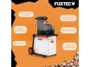 FUXTEC Gartenhäcksler FX-EGH2800B 44 cm max. Astdurchmesser 2800W Walzenschneidsystem 60L Fangbox Bild 5