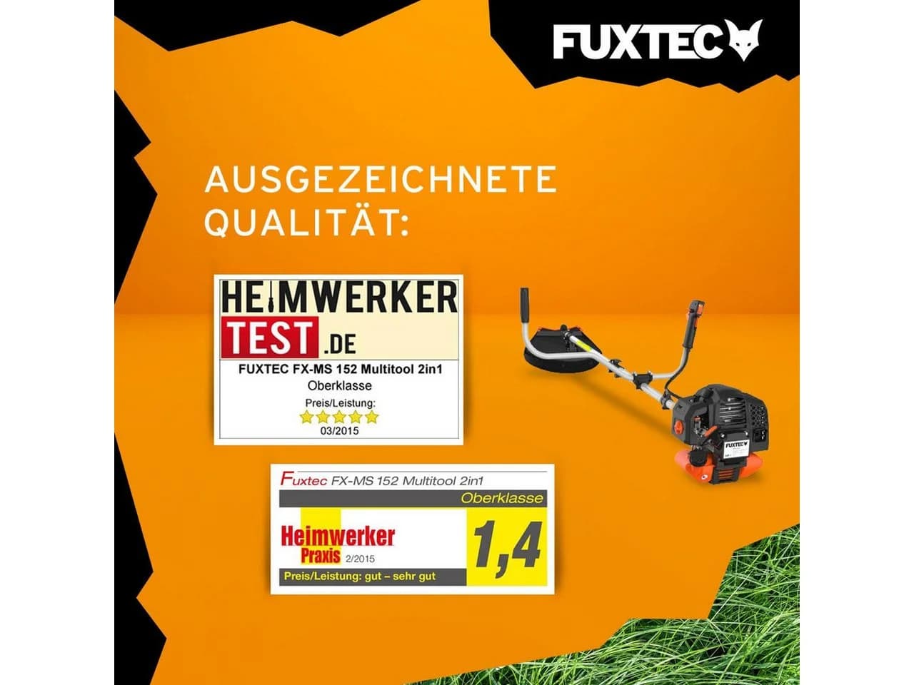 FUXTEC Benzin-Motorsense FX-MS152 mit Easy Starter und Profi-Tragegurt - Bild 3