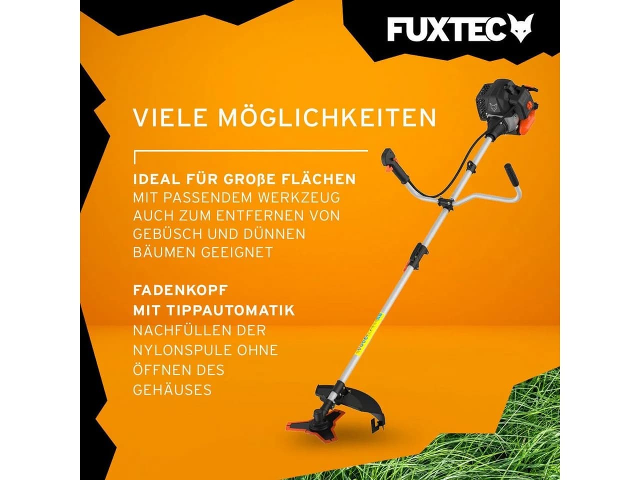 FUXTEC Benzin-Motorsense FX-MS152 mit Easy Starter und Profi-Tragegurt - Bild 5
