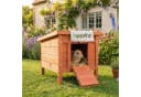 Zooprinz Nagerhaus Mini Hasenhaus mit Klappdach Kiefernholz Bild 2