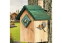 Zooprinz Nistkasten Vogelhaus Grün Satteldach Vollholz Bild 2