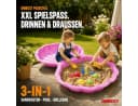 Onbest Sandkasten Muschel Rosa Abnehmbarer Deckel Hartplastik Bild 1
