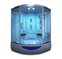 HOME DELUXE Dampfdusche EXCLUSIVE Weiß mit Whirlpool und Dampfsauna Bild 3