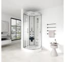 HOME DELUXE Komplettdusche WHITE PEARL mit LED und Massage Bild 1